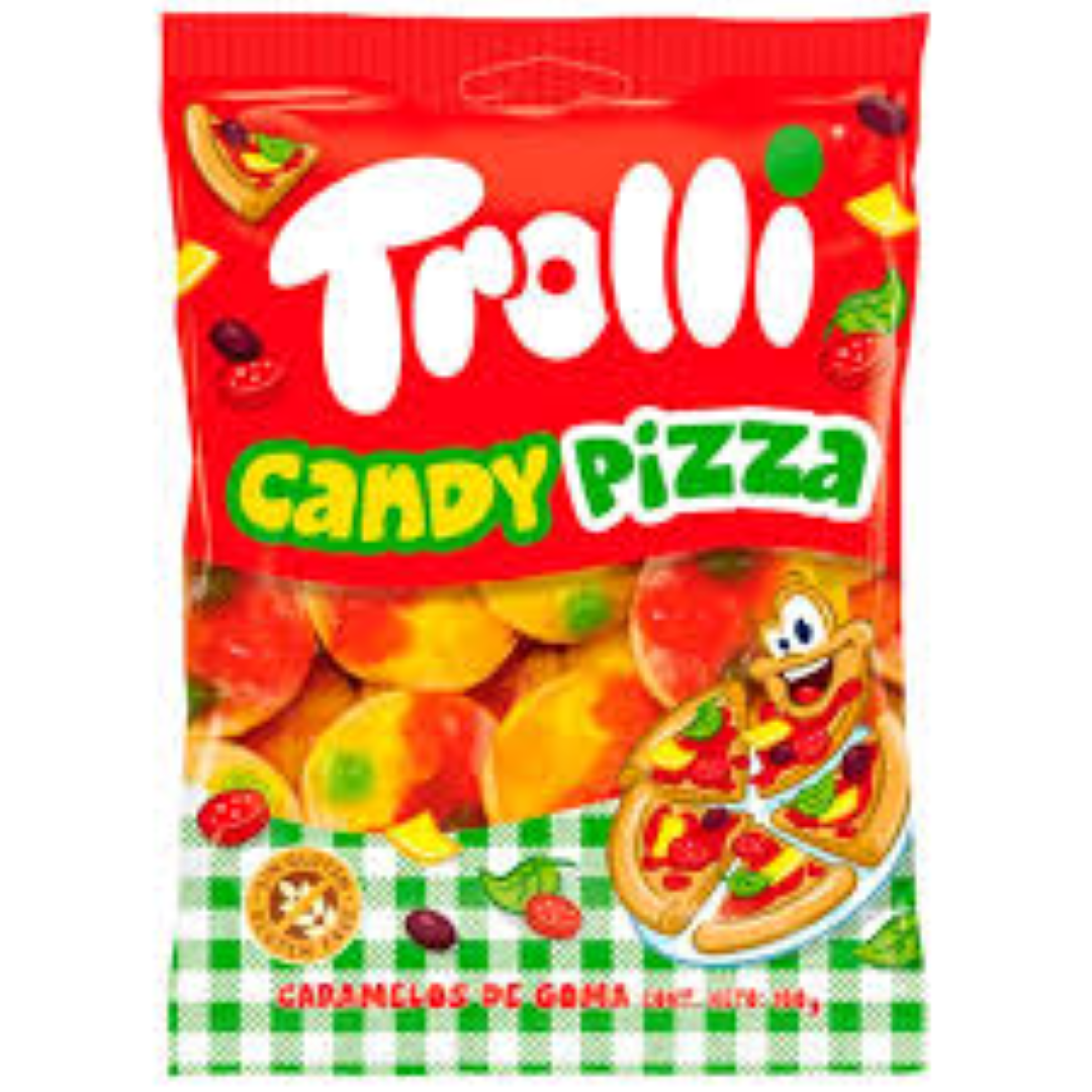 TROLLI GUMMIES CANDY PIZZA 100G